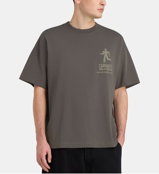 T-shirt ample Distance en coton - Carhartt WIP - Gris anthracite