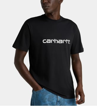 T-shirt Script en coton bio - Carhartt WIP - Noir et blanc