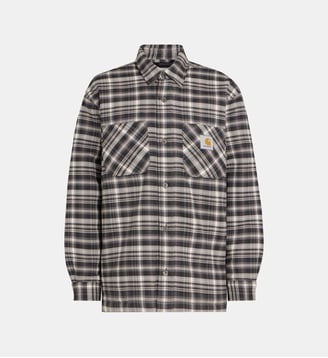 Surchemise Cronyn à carreaux en coton - Carhartt WIP - Noir et blanc