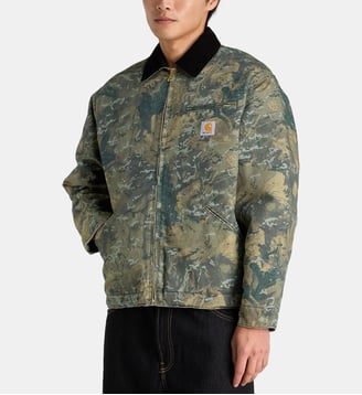 Veste Detroit classique droite en coton bio - Carhartt WIP - Kaki