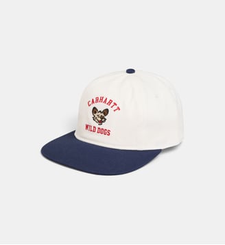 Casquette de baseball Wild Dog en coton - Carhartt WIP - Écru et bleu