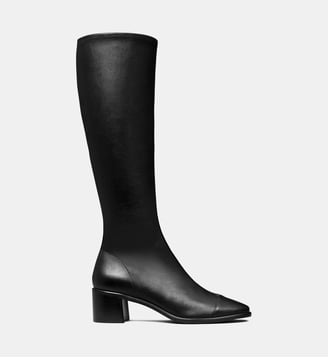Bottes plates Cap Toe - Tory Burch - Noir