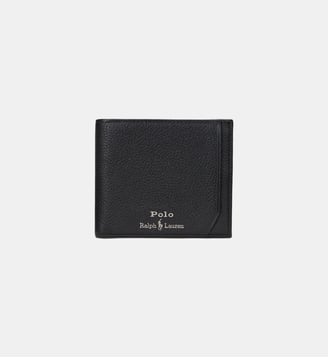 Porte-cartes en cuir signature - Polo Ralph Lauren - Noir
