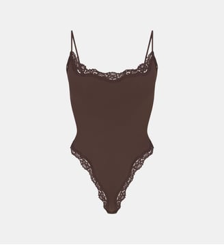 Body Fits Everybody détails dentelle - Skims - Marron