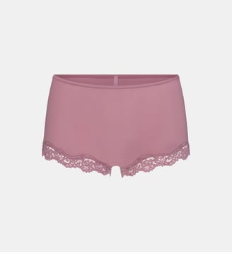Shorty Fits everybody détails dentelle - Skims - Mauve