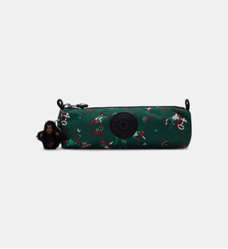 Trousse Freedom à motif - Kipling - Vert et rouge