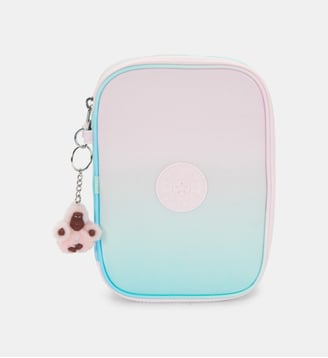 Trousse 100 Pen - Kipling - Rose et bleu