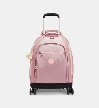 Sac à dos à roulettes New Zea - Kipling - Rose ancien