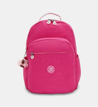 Sac à dos Seoul College - Kipling - Rose fluo