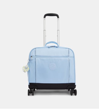 Sac à dos à roulettes New Storia - Kipling - Bleu clair