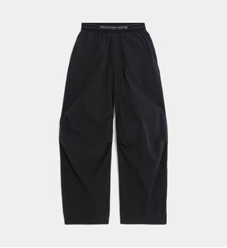 Pantalon ample en coton - Alexander Wang - Noir