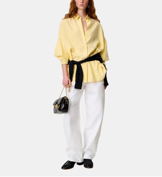 Chemise ample Danie à rayures en coton - Sessùn - Jaune