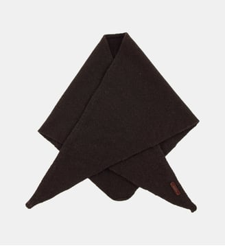 Foulard Quadro en laine - Sessùn - Ébène