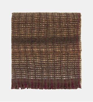 Echarpe Niu Pio en laine mélangée - Sessùn - Marron