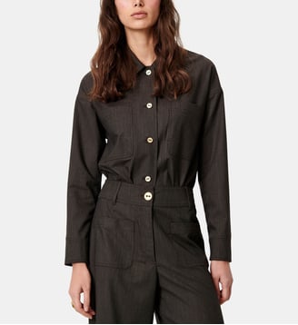Chemise Notteri en coton - Sessùn - Marron