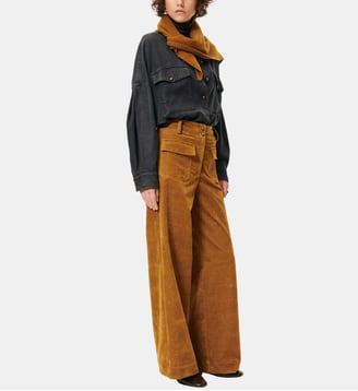 Pantalon Manhastreet ample en coton - Sessùn - Bronze