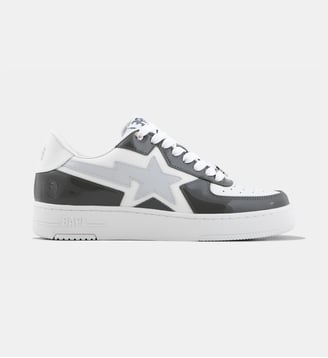 Baskets basses Bape Sta Icon #2 en cuir - A BATHING APE ® - Gris