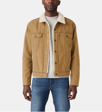 Veste droite Type 3 - Levi's - Beige foncé