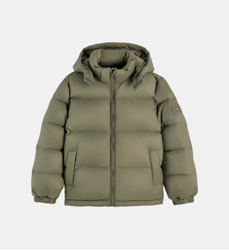 Doudoune matelassée capuche - Tommy Hilfiger - Vert