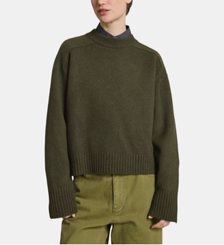 Pull en laine Will - Soeur - Kaki chine