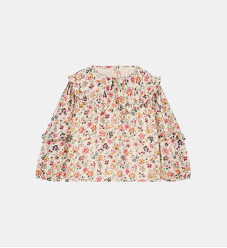 Blouse Cleo droite en coton imprimé floral - Louise Misha - Multicolore