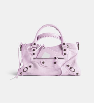Sac à main Le City First en cuir - Balenciaga - Rose