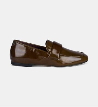 Mocassins Lea en cuir - Anthology Paris - Vert