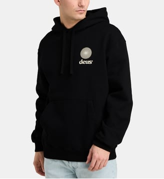 Hoodie Strata en coton - Deus Ex Machina - Noir