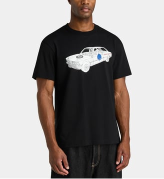 T-shirt Rallye en coton - Deus Ex Machina - Black