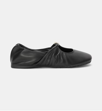 Ballerines à bride en cuir - Loewe - Noir