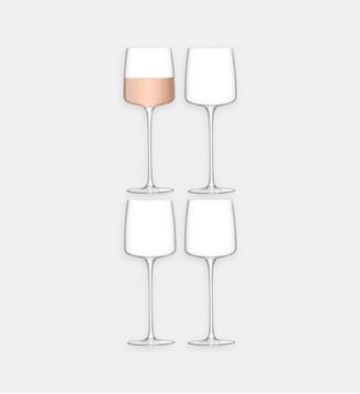 Ensemble de 4 verres à vin - LSA International - Transparent