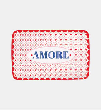 Plat en porcelaine - Easy Life - Rouge