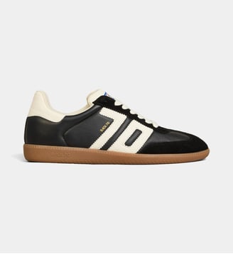 Baskets basses Semgum cuir - Back 70 - Noir