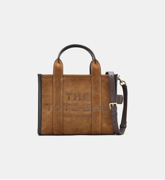 Mini sac cabas The Small Tote en cuir - Marc Jacobs - Marron