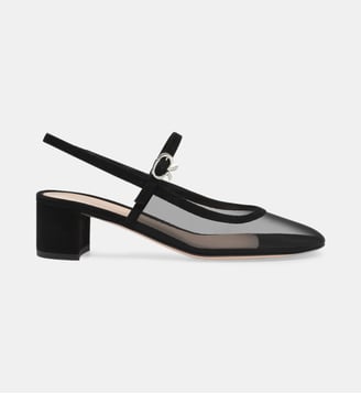 Babies sling back Françoise 45 - Gianvito Rossi - Noir