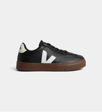Baskets basses Small Volley O.T. en cuir  - Veja - Noir