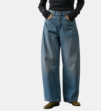 Jean ballon Eliott - Soeur - Denim delave