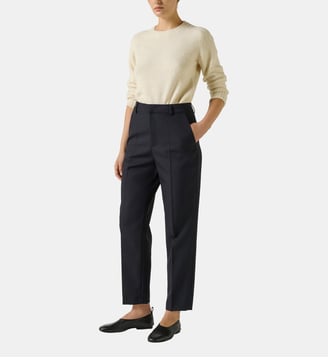 Pantalon Gabriel droit en laine - Soeur - Navy