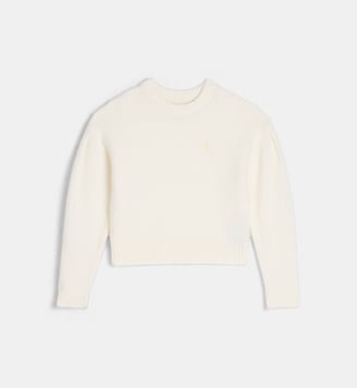Pull court maille - Calvin Klein - Blanc