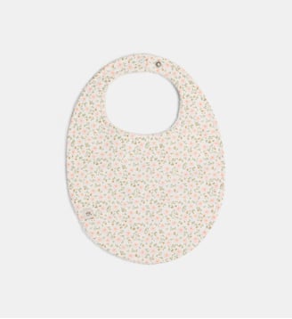 Bavoir Larapy coton bio - Cadet Rousselle - Écru et multicolore