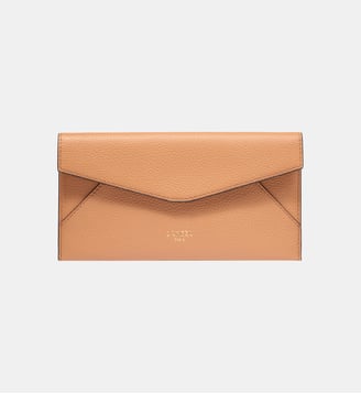 Enveloppe à rabat L en cuir - Lancel - Marron