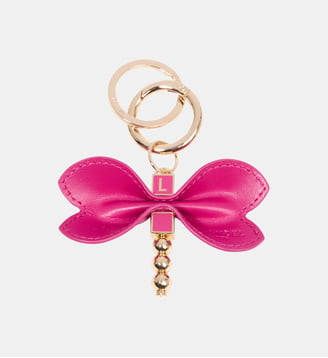 Porte-clés Jungle en cuir - Lancel - Rose