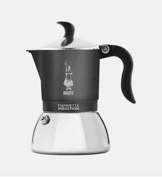 Cafetière Italienne Moka Induction - 4 tasses - Bialetti - Gris foncé