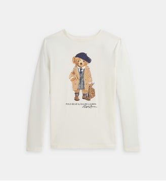 T-shirt droit signature - Polo Ralph Lauren - Écru