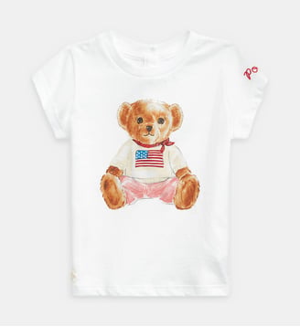 T-shirt ajusté imprimé - Polo Ralph Lauren - Blanc