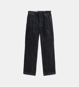 Pantalon droit effet velours côtelé  - Polo Ralph Lauren - Noir