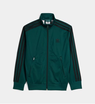 Veste droite de survêtement Firebird - Adidas Originals - Vert foncé