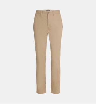 Pantalon chino Chinim slim en coton - Galeries Lafayette - Beige