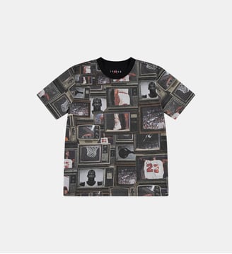 T-shirt Flight Essentials droit en coton à imprimé - Jordan - Multicolore