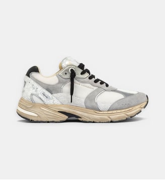 Baskets basses Running Fugitive - Crime London - Blanc et gris